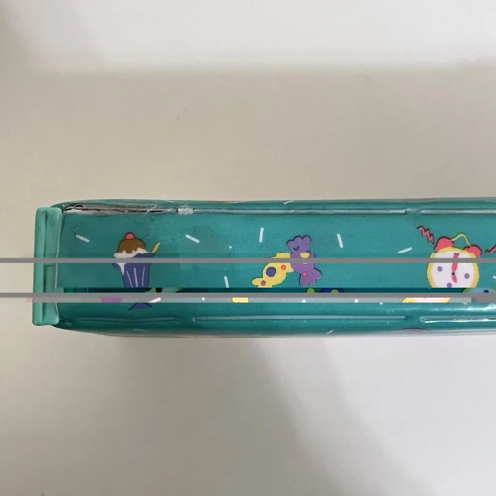 Vintage Sanrio Bear Padded Multi-Function Pencil Case Pop-Open Compartments 1990